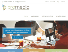 Tablet Screenshot of gromedia.com